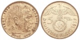 Deutschland: Drittes Reich, 5 Mark 1937 A, 13,8 gr. 900er Silb...