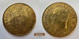 Italien, Napoleon I. Bonaparte, 1807-1814.  40 Lire 1813 M.  M...