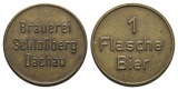 Bayern; Dachau; Brauerei Schlossberg Dachau; 1 Flasche Bier; M...