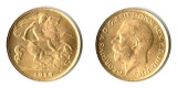 Grossbritannien, George V. 1910-1936. 1/2 Sovereign 1913  MM-F...