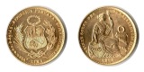 Peru, Republik seit 1822.  20 Soles Oro 1966.  MM-Frankfurt KM...