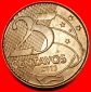 Ⰺ SÜDKREUZ (1998-2025):BRASILIEN★25 CENTAVO 2013 STEMPEL ...