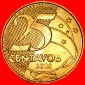 Ⰺ SÜDKREUZ (1998-2025):BRASILIEN★25 CENTAVO 2020 STEMPEL ...