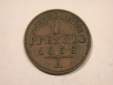 K05  Schwarzburg-Sonderhausen  1 Pfennig 1858 in ss+  Original...