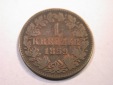 K06  Nassau  1 Kreuzer 1859 in ss    Originalbilder