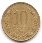 Chile 10 Pesos 1989 #191