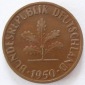 BRD 2 Pfennig 1950 G ss