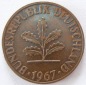 BRD 2 Pfennig 1967 D ss