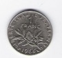 Frankreich 1 Francs 1964 N  Schön Nr.233 (C 103)