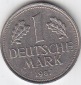 Deutschland 1 DM 1987 F ganz nah an vz, seltener