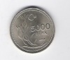 Türkei 5000 Lira K-N-Zk 1994   Schön Nr.C235