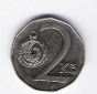 Tschechien 2 Koruny St,N galvanisiert 1994 Schön Nr176 (D8/175)
