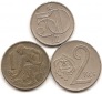 3 Münzen aus Tschechoslowakei  #141