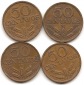 Portugal 4x 50 Centavos 1974, 1978, 1972, 1973 #274