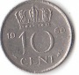 10 Cent Niederlande 1969 (D109)b.