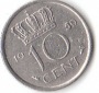 10 Cent Niederlande 1959 (D112) b.