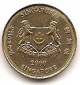 Singapore 5 Cents 2000 #348