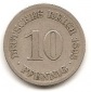 DR 10 Pfennig 1893 J #390