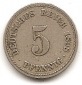 DR 5 Pfennig 1898 A #393