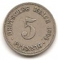 DR 5 Pfennig 1904 A #393