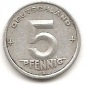 DDR 5 Pfennig 1948 A #424