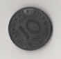 Drittes Reich 10 Reichspfennig 1944 -B- Zink Jaeger 371.