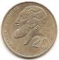 Zypern 20 Cents 2001 #437