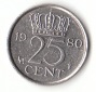 25 Cent niederlande 1980 (D042)