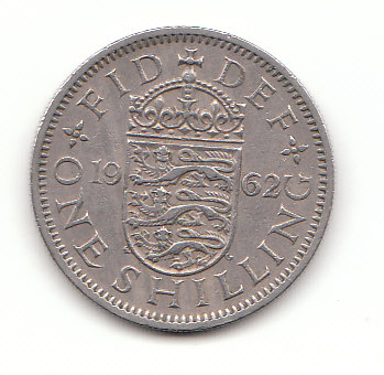  1 shilling GB 1962 (D066)   