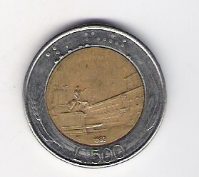  Italien 500 Lire 1983 St    Schön Nr.110   