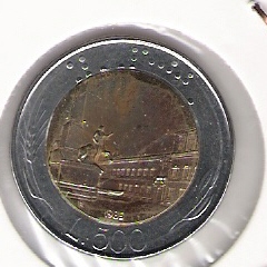  Italien 500 Lire 1985 St    Schön Nr.110 (D2/305)   
