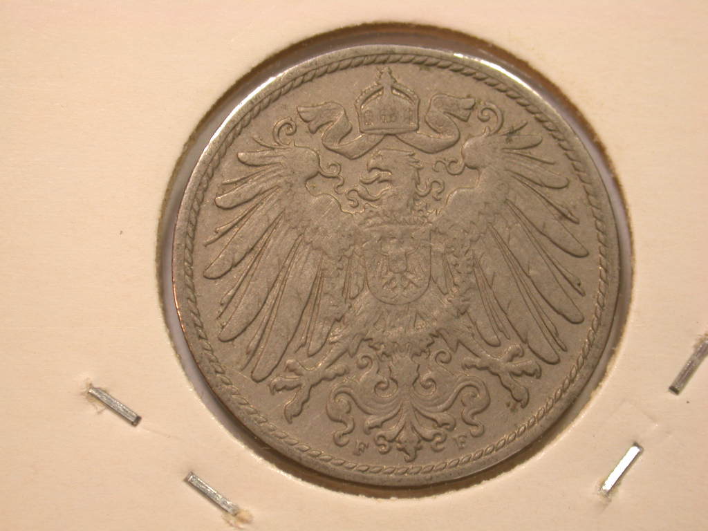  11004 Kaiserreich  10 Pfennig 1907 F  in besser  anschauen   