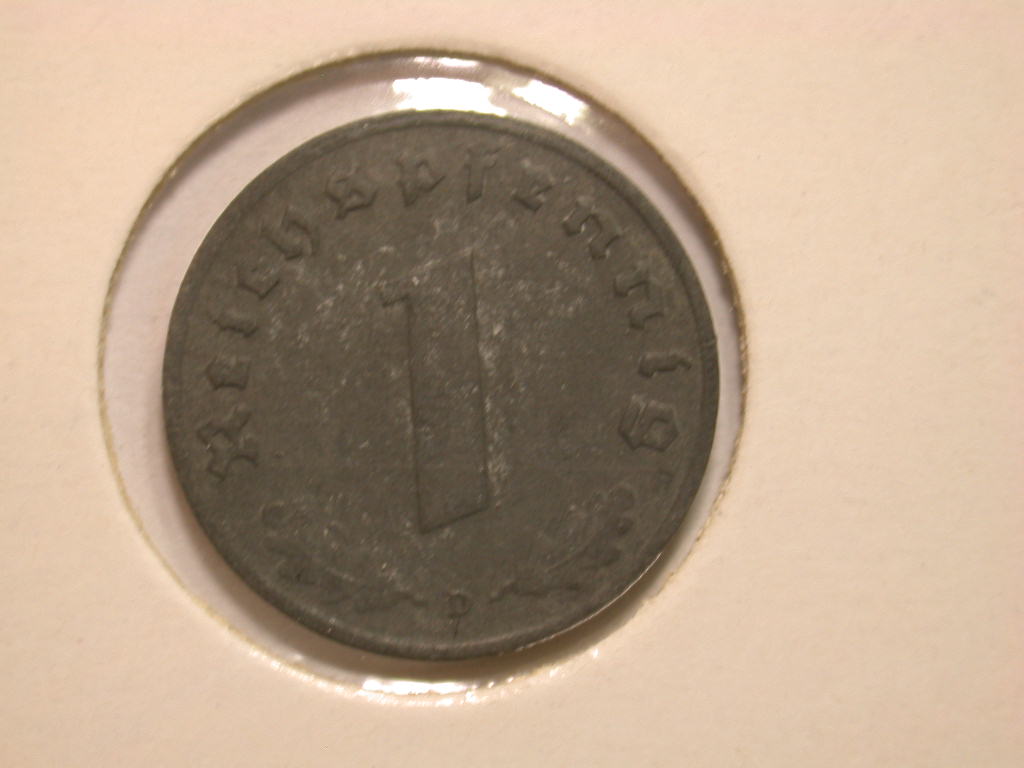  11005 3. Reich    1 Pfennig  1941 D in vz/vz+  anschauen   