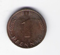 Deutschland  1 Pfennig J.380 1976 D siehe Bild