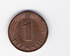 Deutschland  1 Pfennig J.380 1983 G siehe Bild