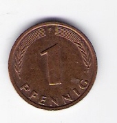 Deutschland  1 Pfennig J.380 1985 F siehe Bild