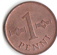 Finnland (D059)b. 1 Penni 1967 siehe scan