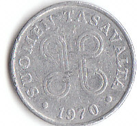 Finnland (D071)b. 1 Penni 1970 siehe scan