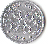 Finnland (D077)b. 1 Penni 1974 siehe scan