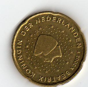  Niederlande 20 Cent 2003   