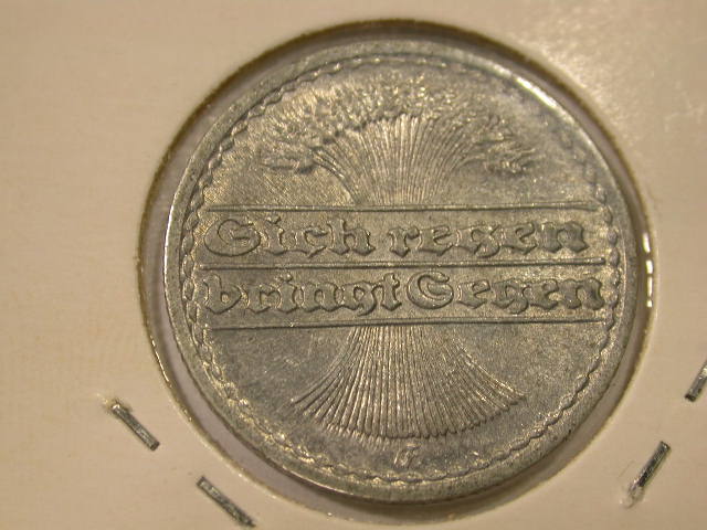  12001  50 Pfennig von 1921 E in  besser  anschauen   