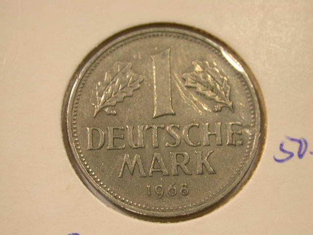  12001 1 Mark  1968 J  seltener  anschauen   