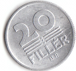 Ungarn (D087) 20 Filler 1987 siehe scan