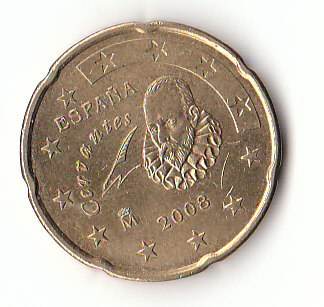  20 Cent Spanien 2008  (F364)   