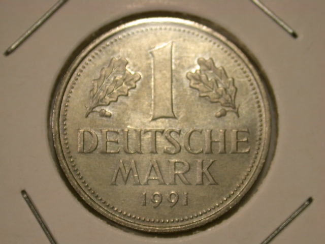  Dez11001  BRD  1 Mark  1991 G   in besser  anschauen   