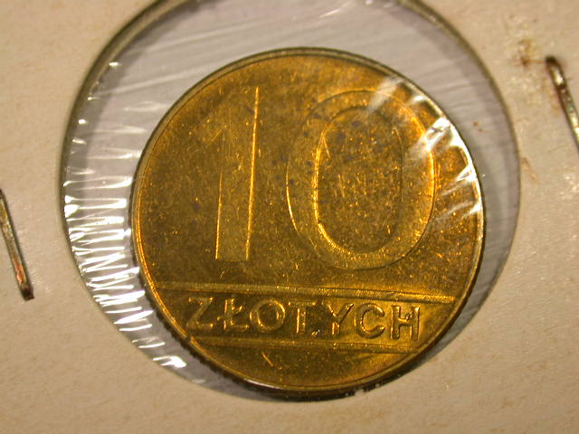  12004 10 Zloty Polen von 1990  fast STempelglanz!    anschauen   