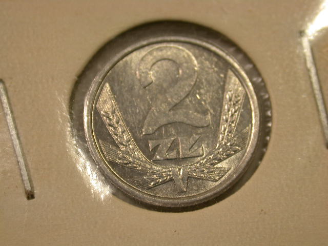  12004 2 Zloty Polen von 1989 in ST-fein anschauen   