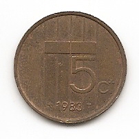  Niederlande 5 Cent 1983 #509   