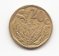  Süd-Afrika 20 Cents 1994 #511   