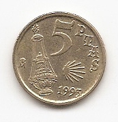  Spanien 5 Pesetas 1995 #515   